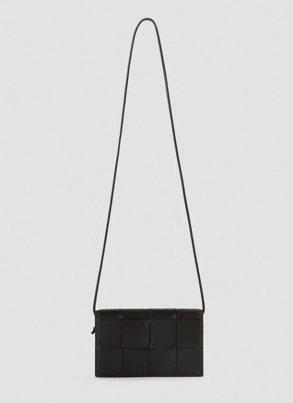 Wallet Shoulder Bag in Black