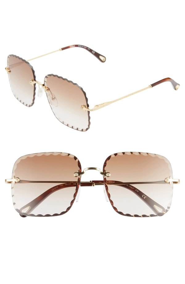 Rosie 59mm Square Sunglasses