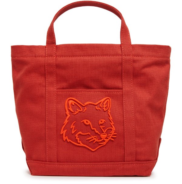 Fox head mini tote bag