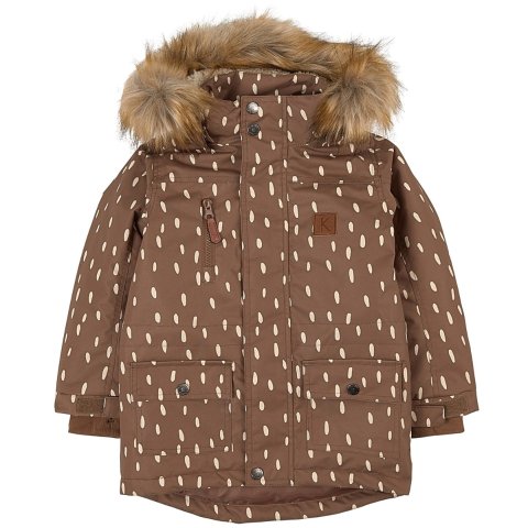 Kulingvia coupon code "OUTLET15"Val Thorens Dotted Parka Brown | AlexandAlexa