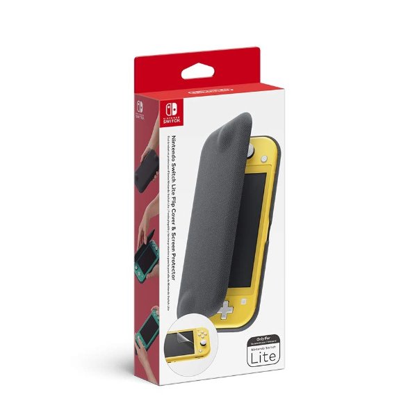 Switch Lite Flip Cover & Screen Protector