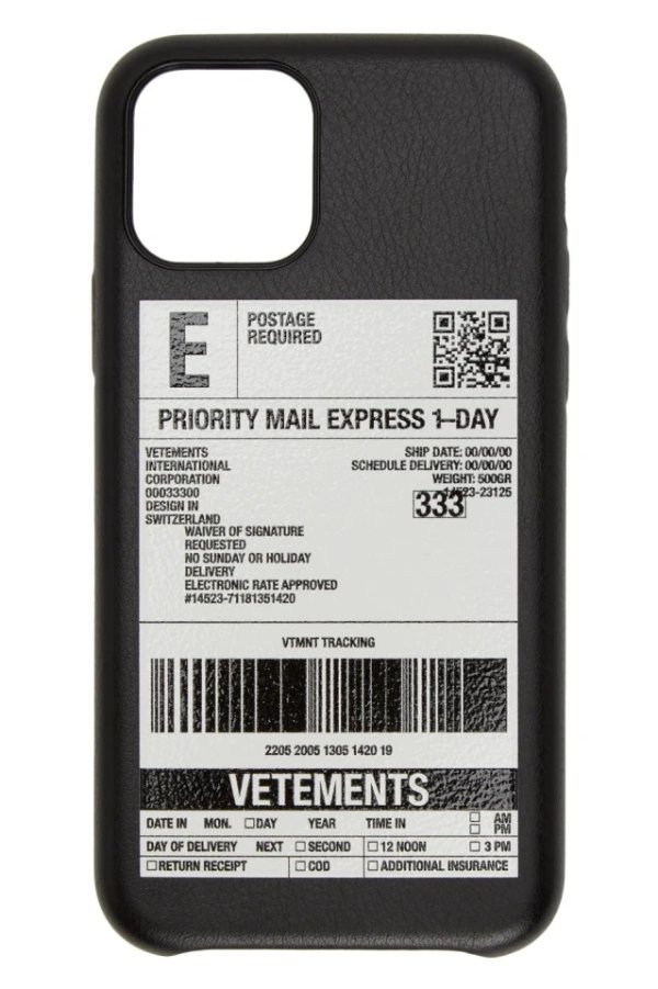 Black Delivery Sticker iPhone 11 Pro Case