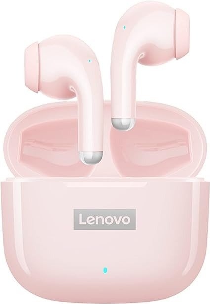 Lenovo LP40 无线粉色耳机豆
