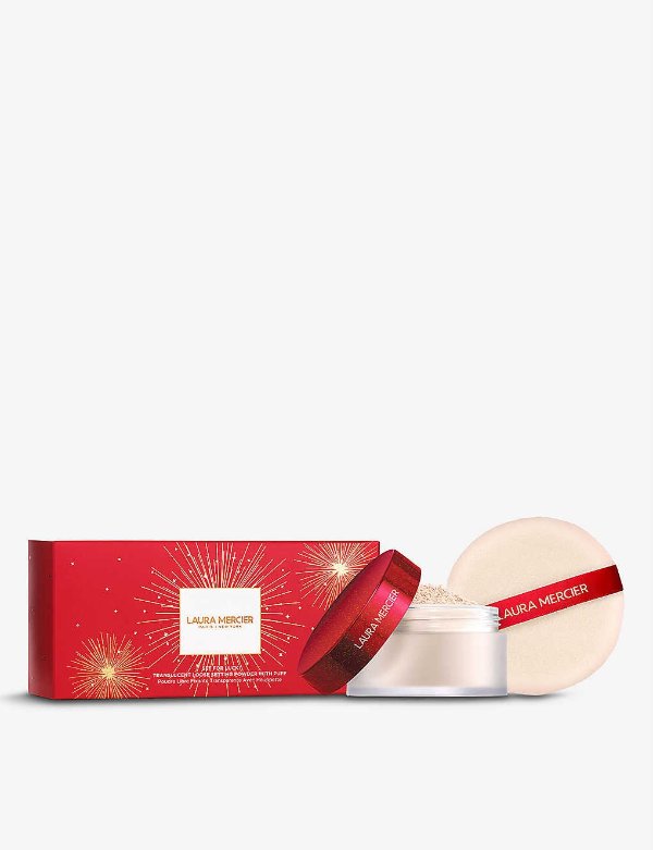 Lunar New Year 2022 Translucent Loose Setting limited-edition powder and puff gift set