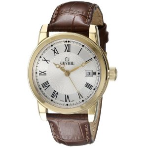 Gevril Men's 2525 PARK Gold Ion-Plated Stainless Steel Watch