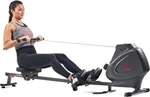 Sunny Health & Fitness Premium Magnetic Rowing Machine Interactive Rower and and Optional Exclusive SunnyFit™ App and Smart Bluetooth Connectivity