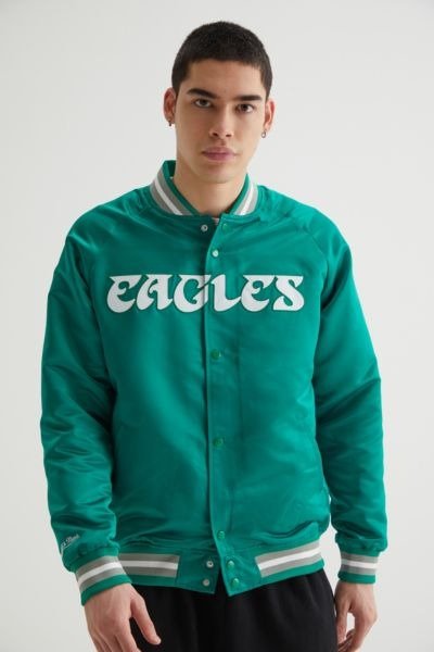 eagles mitchell and ness vest