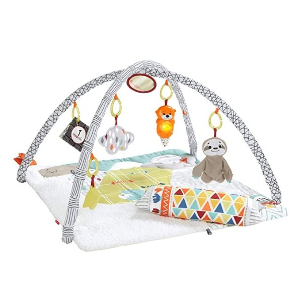 Perfect Sense Deluxe Gym, Plush Infant Play Mat with Toys