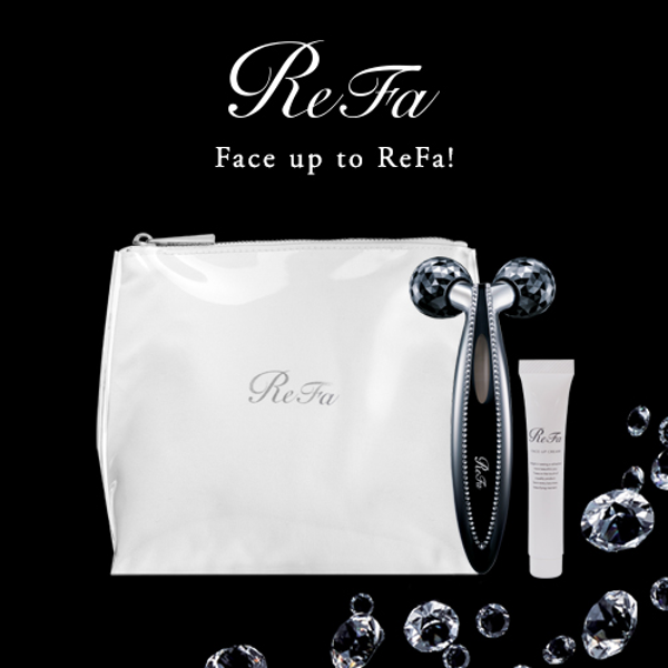 with Purchase of May limited ReFa Crystal CARAT Face @ ReFa 