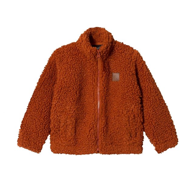 Autumn Orange Turin Teddy Jacket | AlexandAlexa