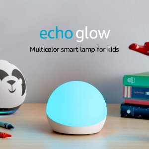 Echo Glow 多彩小夜灯, 搭配Alexa设备可实现更多智慧功能