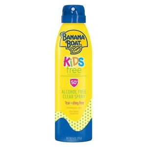 Banana BoatKids Sport Sunscreen Spray SPF 50, 6oz | Childrens Sunscreen, Kids Sunblock, Oxybenzone Free Sunscreen for Kids, Spray On Sunscreen, Alcohol Free Sunscreen SPF 50, 6oz