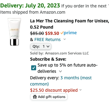 The Cleansing Foam for Unisex, 0.52 Pound