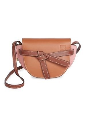 - Mini Gate Leather Saddle Bag