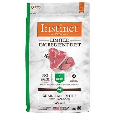 Limited Ingredient Diet Grain Free Recipe with Real Lamb Natural Dry Dog Food by Nature's Variety | Petco