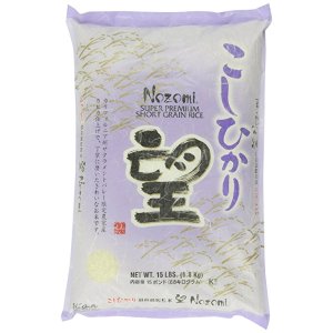 Nozomi Super Premium Short Grain Rice, 15-Pound