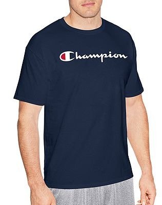 Champion Men's Cotton Script Logo Tee