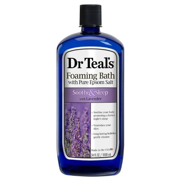Dr Teal&#39;s Soothe &#38; Sleep Lavender Foaming Bubble Bath - 34 fl oz