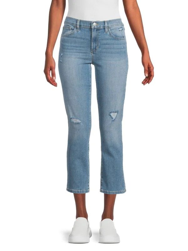 Karenina Mid Rise Straight Jeans