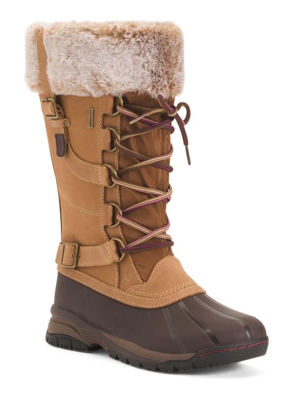 Leather Waterproof Storm Boots
