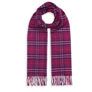 Burberry Classic Vintage Check Cashmere Scarf