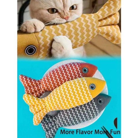 猫咪玩具小鱼 含猫薄荷
