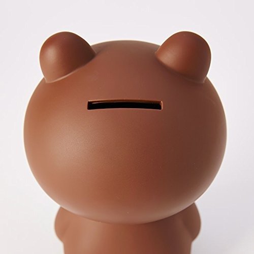 Coin Bank - Brown Character Piggy Bank Money Counter, Brown