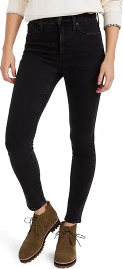 10-Inch High Waist Ankle Skinny Jeans