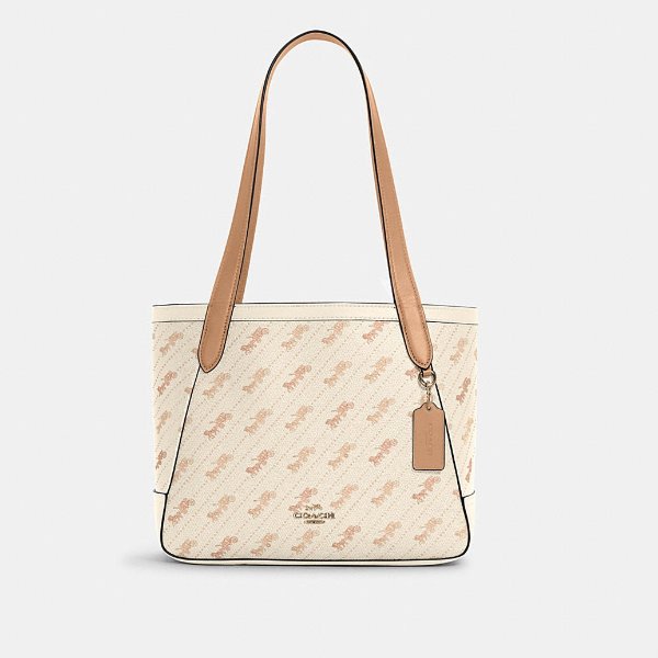 Horse and Carriage Tote 27 With Horse and Carriage Dot Print