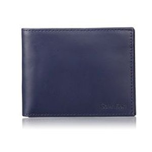 Calvin Klein Men's RFID Blocking Leather Bookfold Wallet With Key Fob