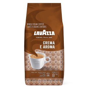 Lavazza Crema e Aroma Whole Bean Coffee Blend, Medium Roast
