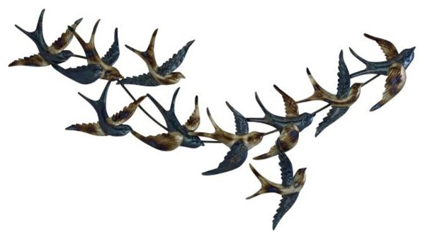Industrial Arts Metal Bird Wall Decor - Contemporary - Metal Wall Art - by GwG Outlet