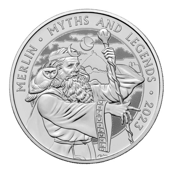 神话与传说 梅林 2023 UK £5 纪念币