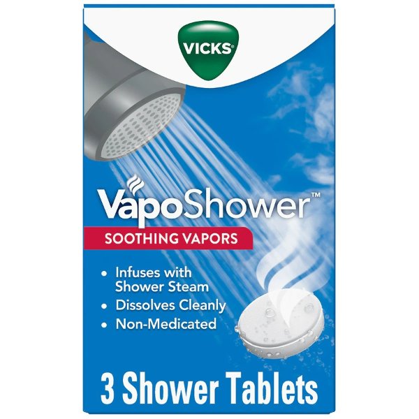VapoShower Shower Tablets (Soothing Vapors) 3 ct