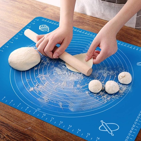 OKeanu Silicone Baking Mat with Measurements