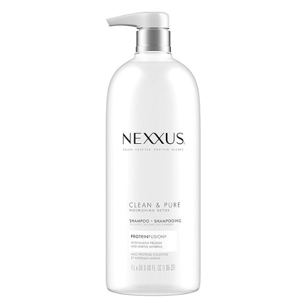 Clean and Pure Clarifying Shampoo, For Nourished Hair With ProteinFusion, Silicone, Dye And Paraben Free 33.8 oz
