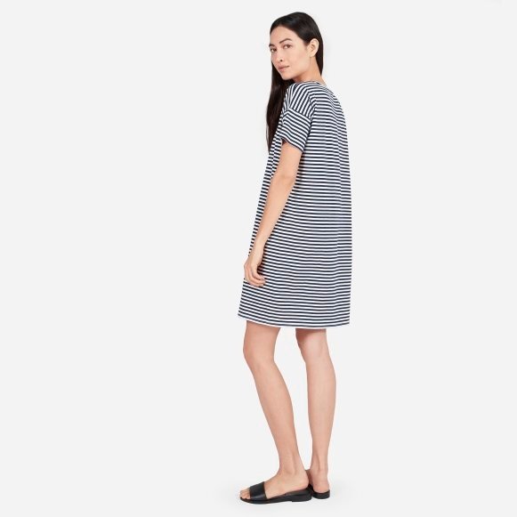 The Cotton Striped Tee Dress