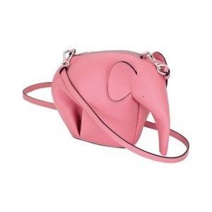 - Mini Leather Elephant Crossbody Bag