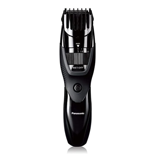 Cordless Men's Beard Trimmer With Precision Dial, Adjustable 19 Length Setting, Rechargeable Battery, Washable - ER-GB42-K (Black)