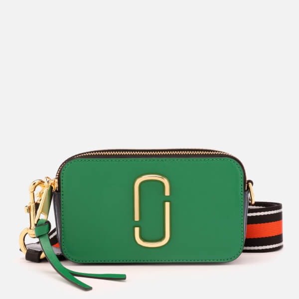 Marc Jacobs Women's Snapshot Cross Body Bag - Pepper Green Multi