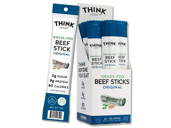 Think Jerky Beef sticks, 20-Sticks