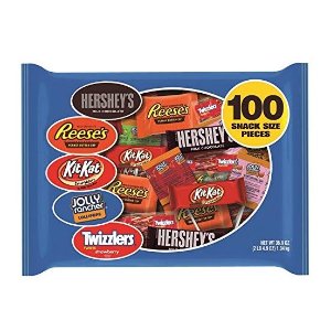 y's Candy Halloween Snack Size Assortment 100-Count 36.9-oz. Bag