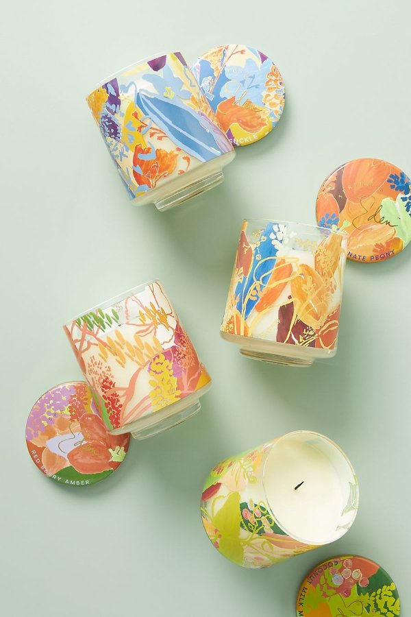 Spring's Eden Glass Candle