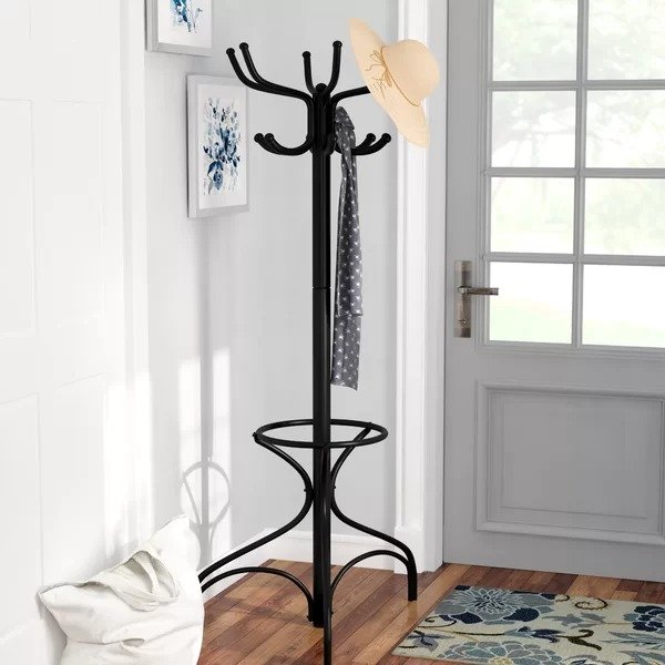 Metal Coat Rack with Umbrella HolderMetal Coat Rack with Umbrella HolderProduct OverviewRatings & ReviewsQuestions & AnswersShipping & ReturnsMore to Explore