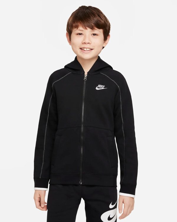 Sportswear Big Kids' (Boys') Full-Zip Hoodie..com