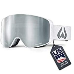 Today Only: Wildhorn Pipeline Ski Goggles - Wide View Anti-Fog Unisex Cylindrical Snowboard Goggles