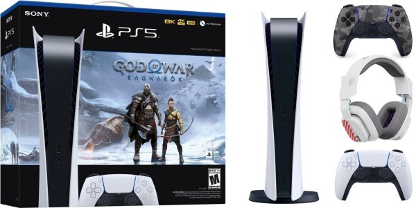 PlayStation 5 God of War Ragnarok Digital Version Bundle