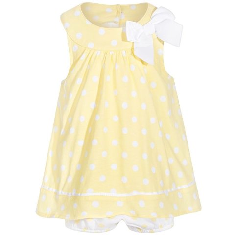 First ImpressionsBaby Girls Dot-Print Cotton Sunsuit, Created for Macy s