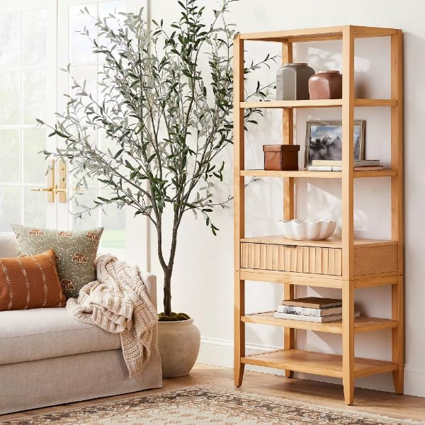 72" Thousand Oaks Bookcase Natural - Threshold™ designed with Studio McGee