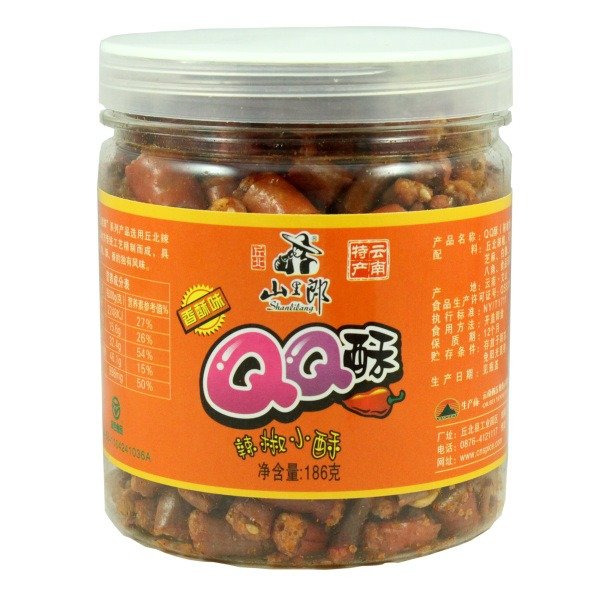 Shanli Lang QQ Crispy Peppers Original Flavor 186g
